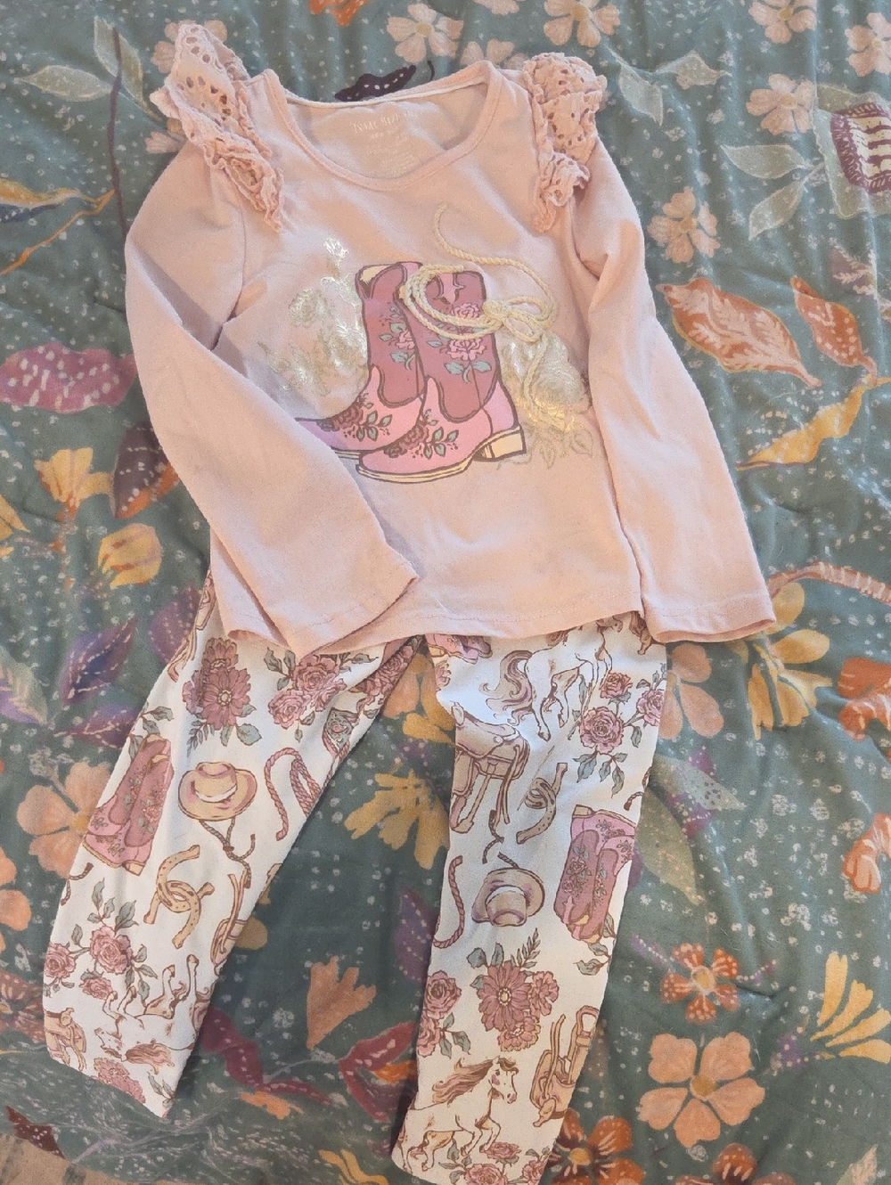 Isaac Mizrahi Pink Lace-Shoulder Cowboy Boot  Set